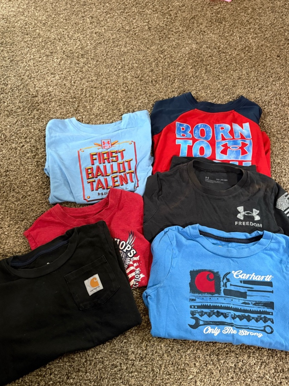 Under Armour, Carhartt, Bass Pro Shop Bundle.